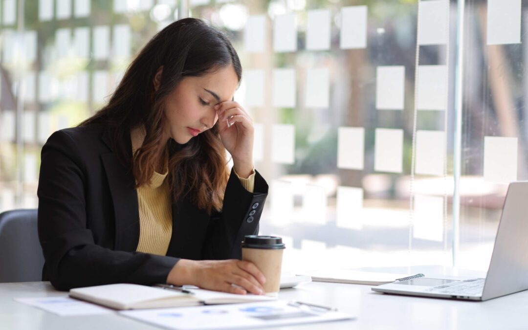 staff employee with sick building syndrome